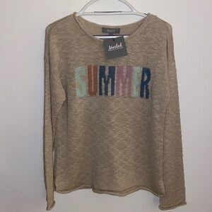 Marled lightweight sweater